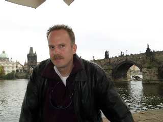 GeoffGoodfellow: Geoff Goodfellow at Prague's Charles Bridge