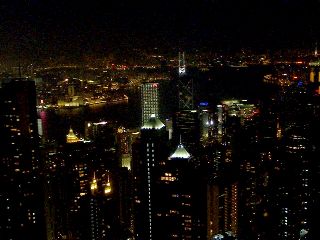 HongKongNight: View from Victoria Peak.