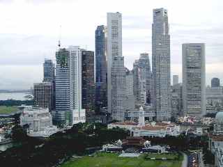 SingaporeSkyline: Financial district, Singapore